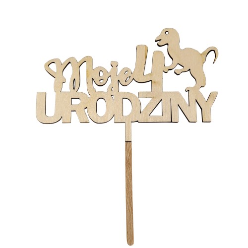Topper na tort Moje 4 urodziny