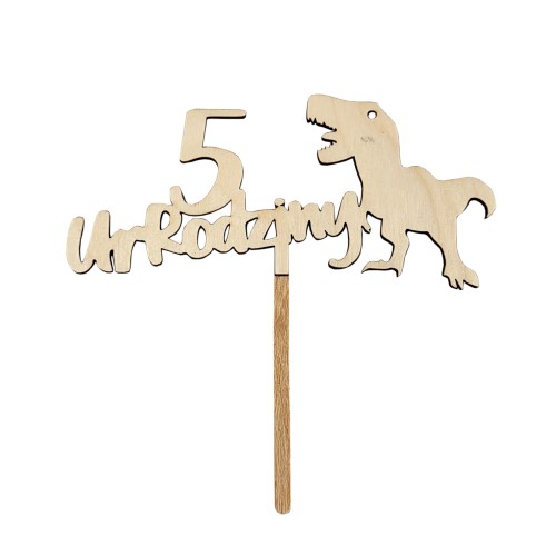 Topper na tort 5 Urodziny
