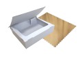 Zestaw: opakowanie na ciasto 40x30x9 + podkład 40x30